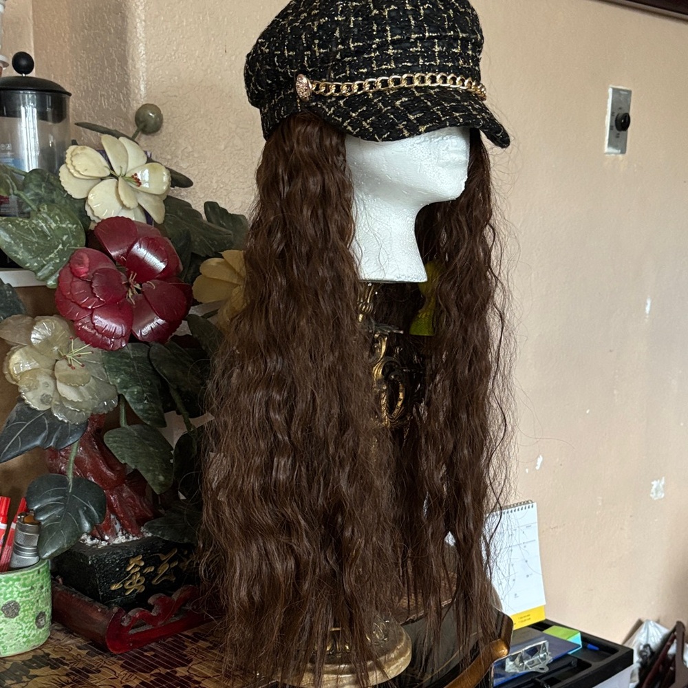 Elegant Wavy Brown Hair Extension